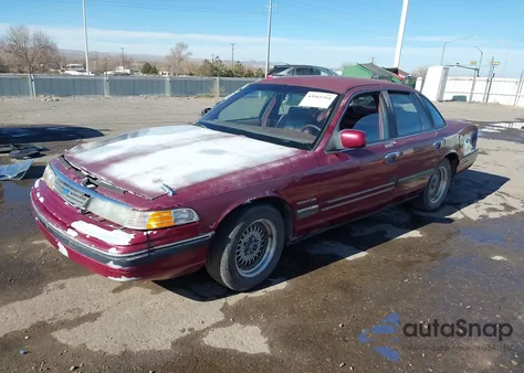 1993 Ford Crown Victoria Lx из США, поврежденный, VIN 2FALP74W6PX160031
